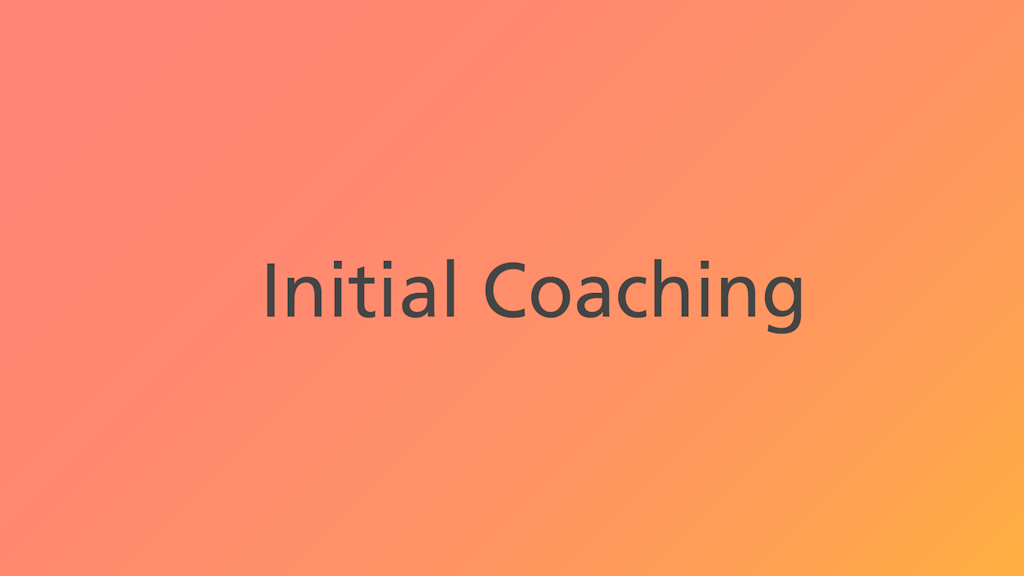 The Initial Coaching support offer is the entry point for Innosuisse Start-up Coaching.